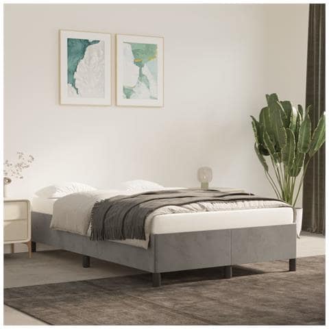 Giroletto Grigio Chiaro 120x190 Cm Velluto - Foto 3