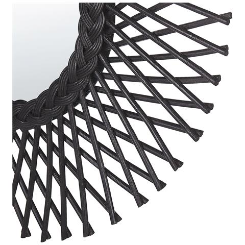 Specchio Tagolu Rattan Nero - Foto 5
