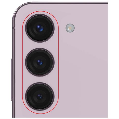 Lente Fotocamera Posteriore Con Base Galaxy S23 Originale, Lavanda - Foto 2