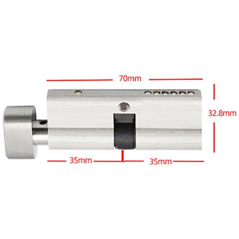 Cilindro Con 3 Chiavi /serratura Ad Alta Sicurezza 90 Mm - Foto 6