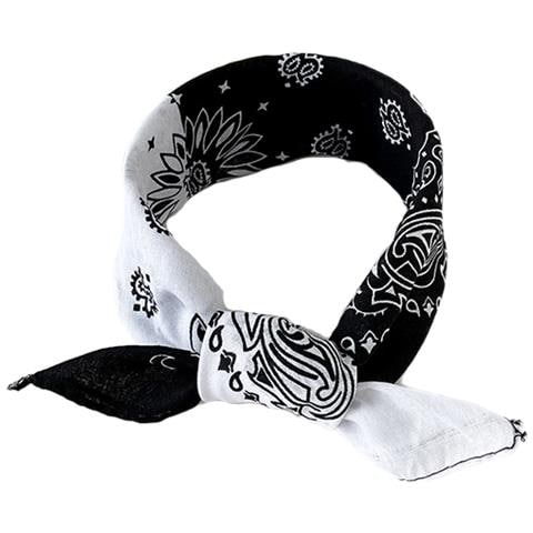 Sciarpa Quadrata Elegante Black+white - Foto 1