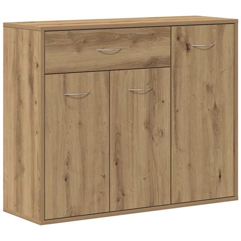Credenza Rovere Artigianale 88x30x70 Cm In Legno Multistrato - Foto 2