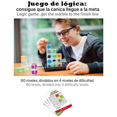 Maze Escape Gioco Di Abilità E Intelligenza 3d. 60 Livelli In 4 Categorie Da Principiante A Esperto. - Foto 2