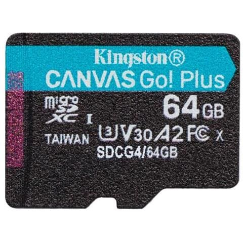 Technology 64 GB microSDXC Canvas Go Plus Gen4 200R A2 U3 Confezione singola senza ADP - Foto 1