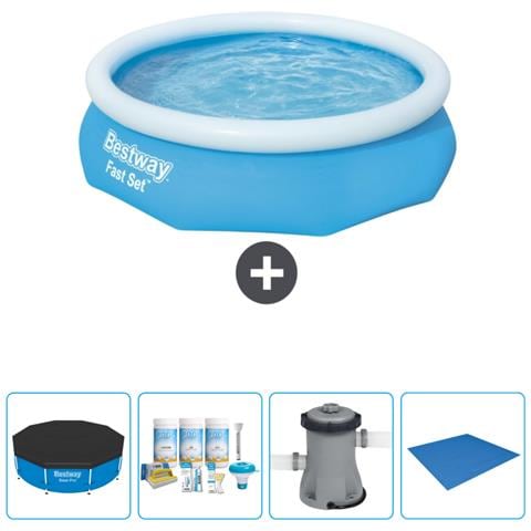 Piscina Fuori Terra - In Giro - 305x76 Cm - Blu - Include Accessori Coordinati Cb1 - Foto 1