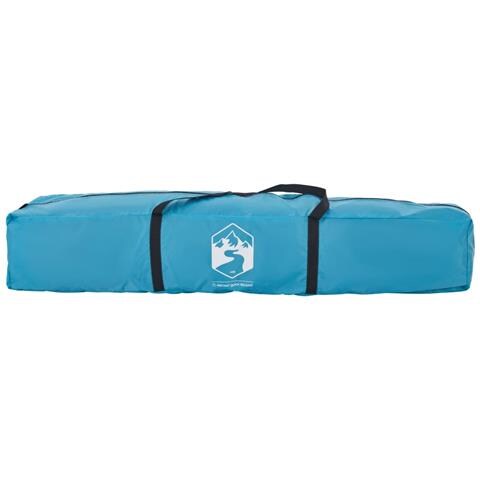 Tenda da Campeggio Cabina 4 Persone Blu a Rilascio Rapido - Foto 8