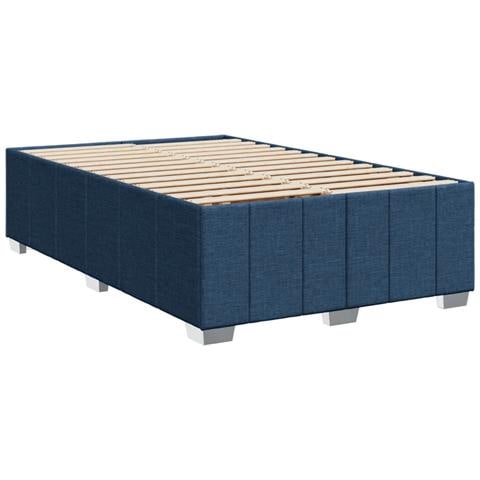 Giroletto a Molle con Materasso Blu 120x190 cm in Tessuto - Foto 9