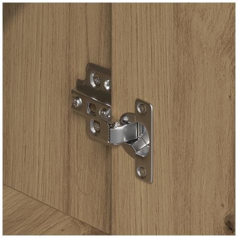 Sideboards 2 pcs Rovere artigianale 60x31x84 cm Legno ingegnerizzato - Foto 9