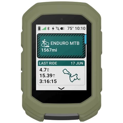 Custodia Protettiva In Silicone Per Garmin Edge Mtb: Protezione E Stile Per Il Tuo Ciclocomputer Green - Foto 6