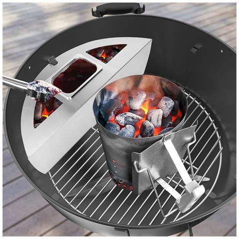 Kit Affumicatura Per Barbecue Con Vaschetta Per L'acqua Per Barbecue Con Diametro Di 67 Cm - Foto 2
