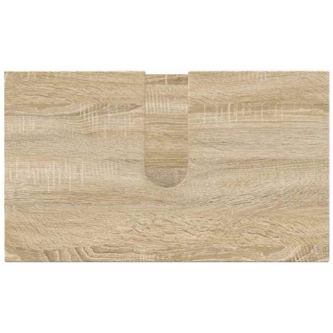 Set di mobili per il bagno 4 pcs rovere sonoma 61 x 35 x 64 cm - Foto 9