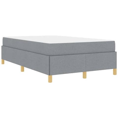 Letto a molle Grigio chiaro e bianco e grigio chiaro - Foto 1
