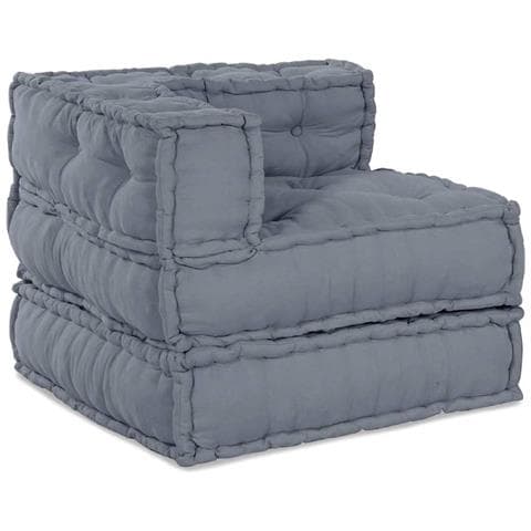 Cuscino Grigio 70 x 70 x 54 cm Poliestere - Foto 2