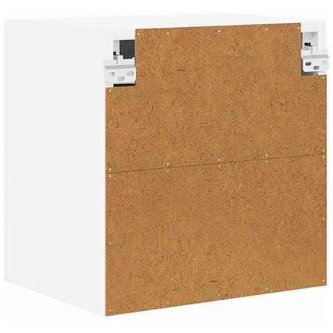 Pensile cucina 2 pcs Bianco 40 x 31 x 40 cm Legno multistrato - Foto 9