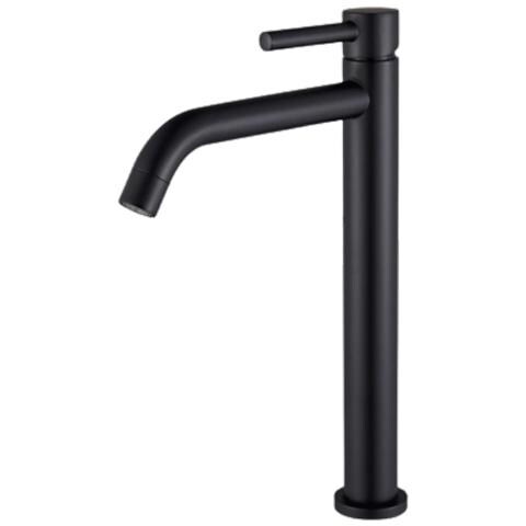 Rubinetto per lavabo da bagno, Blackswan, tipo M139, modello nero opaco, misura 30,6 cm - Foto 1