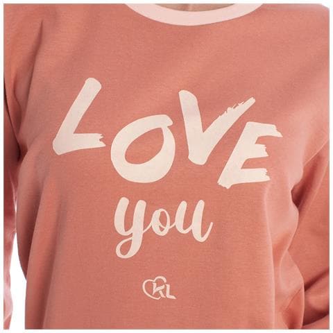 Pigiama Da Donna In Cotone A Maniche Lunghe Klp1 - Foto 2