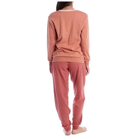 Pigiama Da Donna In Cotone A Maniche Lunghe Klp1 - Foto 6