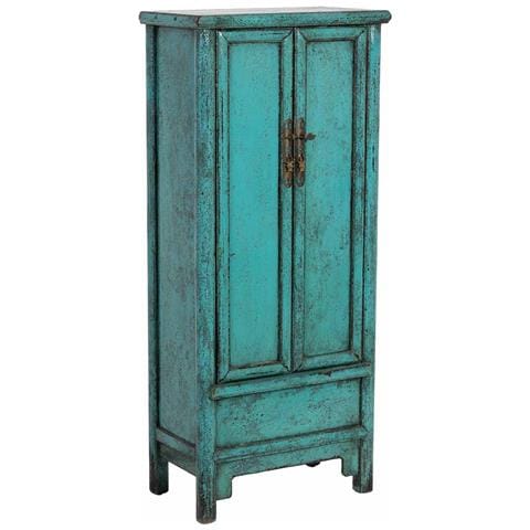Armadio In Legno Blu 60x35x140h Cm - Foto 1
