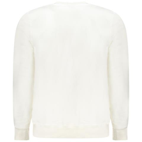 FELPA BIANCA DA UOMO CON CERNIERA - Colore: Bianco, Taglia: XL - Foto 2