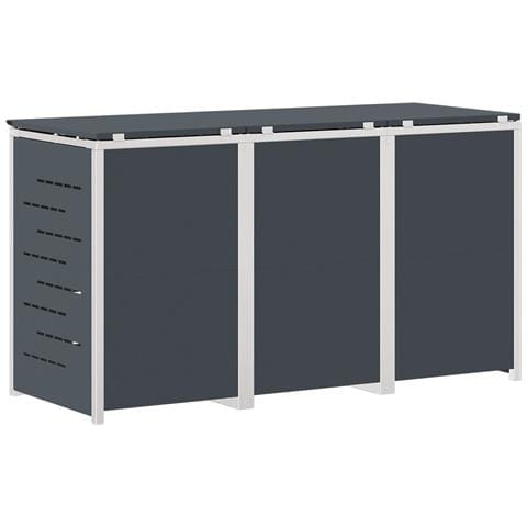 Stoccaggio contenitore a ruote Antracite 207 x 77,5 x 112,5 cm - Foto 9