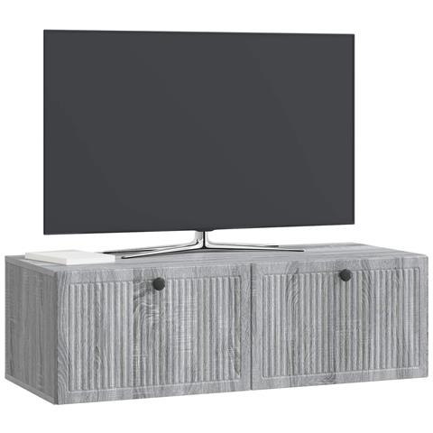 Mobile Porta TV da Muro Grigio Sonoma 98 x 41 x 30 cm - Foto 2