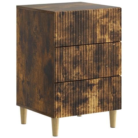 Armadio da Notte con cassetto Rovere Fumo 43 x 41 x 66,5 cm - Foto 1