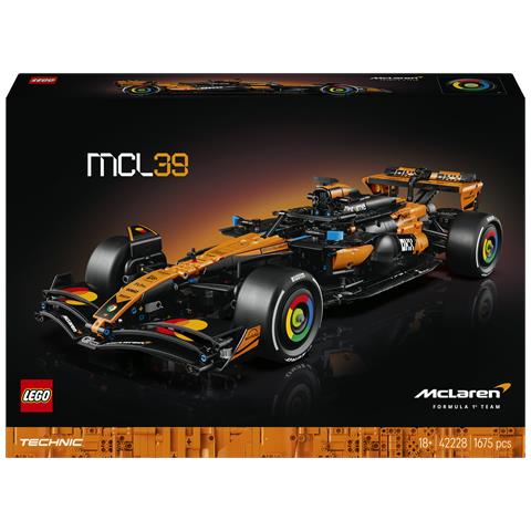 Technic 42228 Auto McLaren MCL39 F1, Kit Modellismo per Adulti da Collezione, Regalo per Fan di Corse e di Motorsport - Foto 1