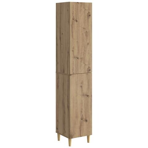 Set di armadi 2 pcs 33 x 34,5 x 90 cm Legno ingegnerizzato - Foto 1