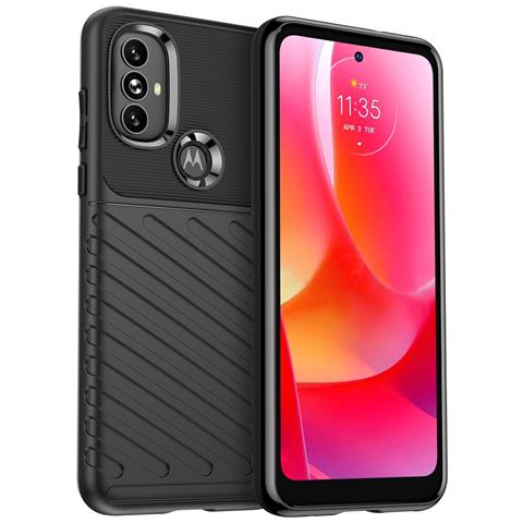 Thunder Case Custodia Flessibile Rinforzata, Per Motorola Moto G Power 2022, Colore Nero - Foto 1