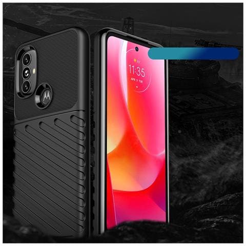 Thunder Case Custodia Flessibile Rinforzata, Per Motorola Moto G Power 2022, Colore Nero - Foto 2