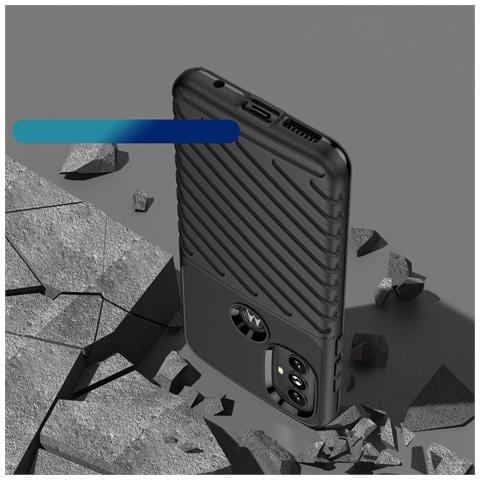 Thunder Case Custodia Flessibile Rinforzata, Per Motorola Moto G Power 2022, Colore Nero - Foto 7