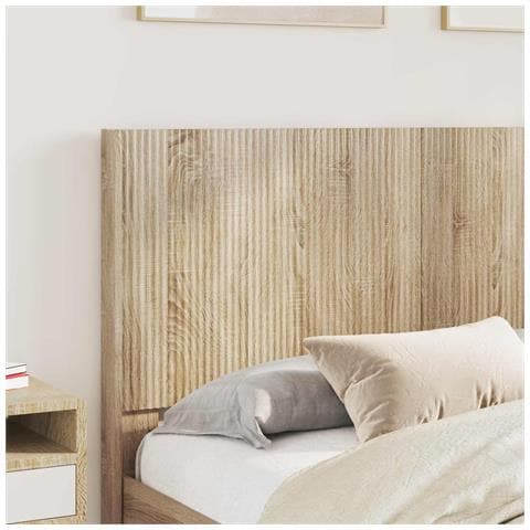 Struttura del letto con stoccaggio e testata Rovere Sonoma - Foto 10