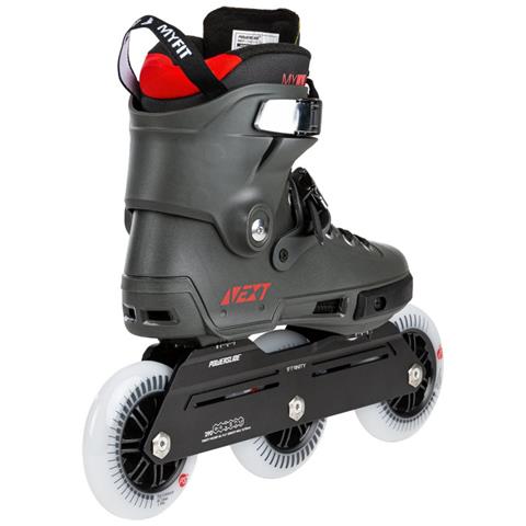 Pattini in linea per adulti URBAN SKATES Next Charcoal 110 (Nero, 40-41) - Foto 1