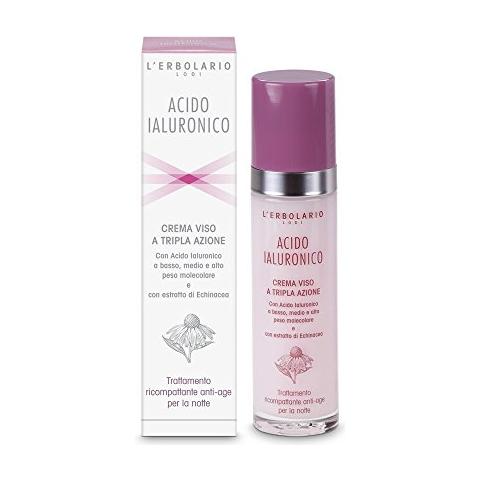Acido Ialuronico Crema viso a tripla azione notte 50 ml - Foto 1
