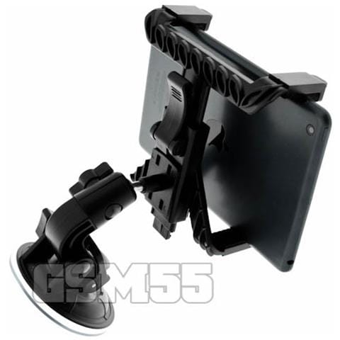 Supporto Auto Girevole Ventosa Parabrezza Per Tablet Nero - Foto 2