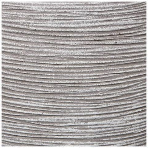 Fioriera Nature Rib Rotonda 35x34 cm Avorio KOFI932 - Foto 2