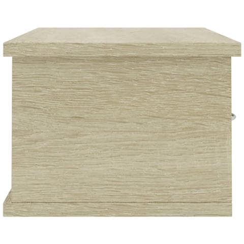 Scaffale Cassetti Parete Rovere Sonoma 60x26x18,5cm Multistrato - Foto 6