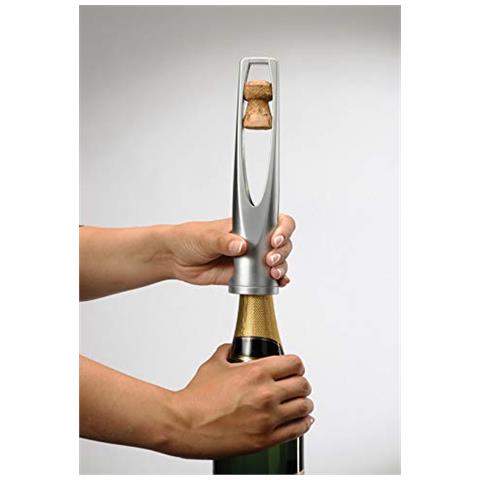 59139013000664 Sw105 Pop Bolla Cavatappi Per Vini Effervescenti Alluminio Spazzolato - Foto 5