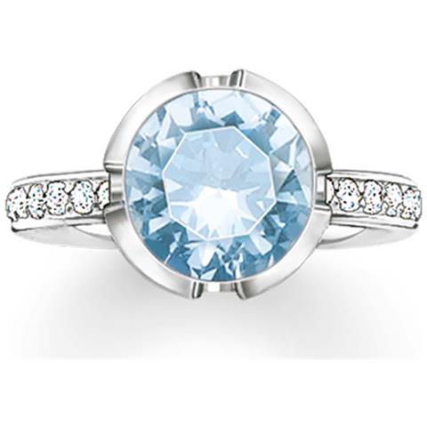 Gioielleria 037-059-31-54. Anello, Colore Blu Argento. Donna. - In ordine - Foto 4