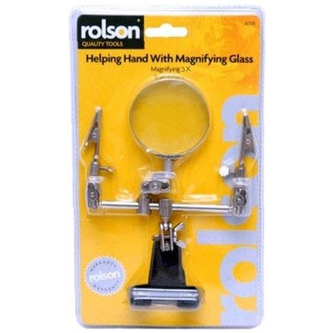 Rolson Strumenti 60335 Heavy Duty Dare Una Mano Con 60 Millimetri Lente Di Ingrandimento (confezione Pu Variare) - Foto 3