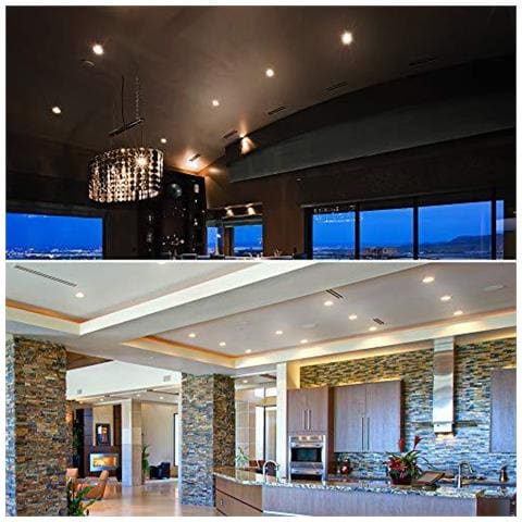 Set Di 3 Led Ip44 Rated Faretti Da Incasso Bagno Con 3x Incassati 5w Led Module Nichel Spazzolato Round Extra Piatto - Foto 4