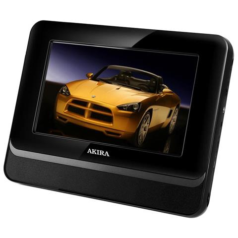 7", 480x234, PAL, DVD+ / - R / RW, CD-R / RW, SD / MMC / MS, USB, Negro - Foto 1