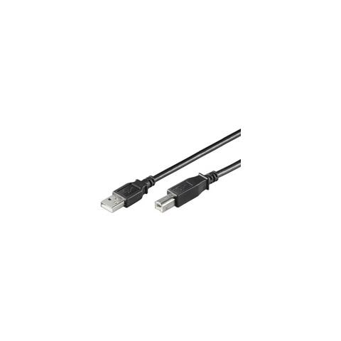 USB AB 300 HiSpeed Black 3m, USB A, USB B, 3m - Foto 1