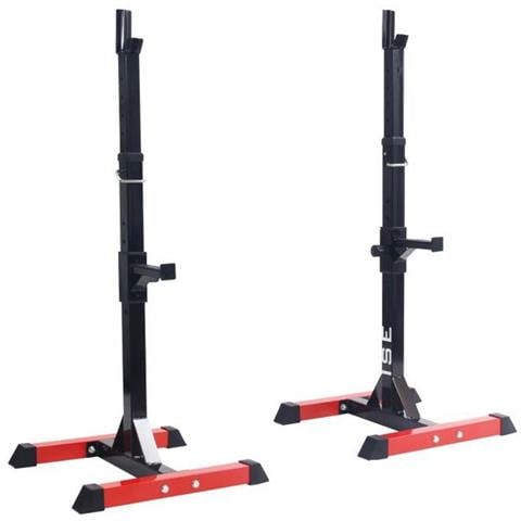 Squat Cage Squat Rack Regolabile Squat Rack Con Barra Di Supporto Per Manubri - Carico Massimo 200 Kg-15 Livelli Di Regolazione - Foto 1