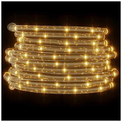 Stringa Di Luci Con 120 Led Bianco Caldo 5 M In Pvc - Foto 6