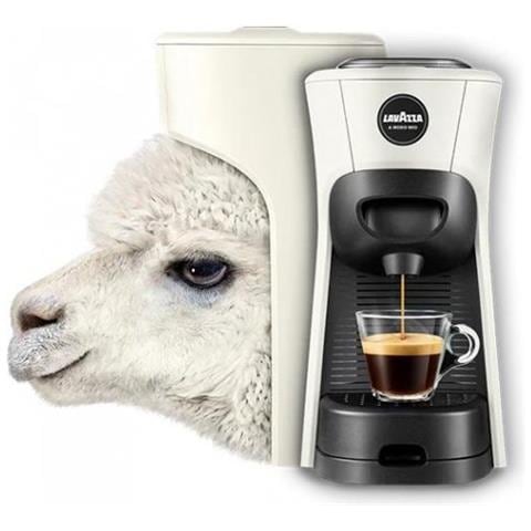 Macchina da Caffè Espresso Automatica /Manuale A Modo Mio LM 840 Tiny Eco Serbatoio 0.6 Lt. Potenza 1450 Watt Colore Nero /Bianco - Foto 1