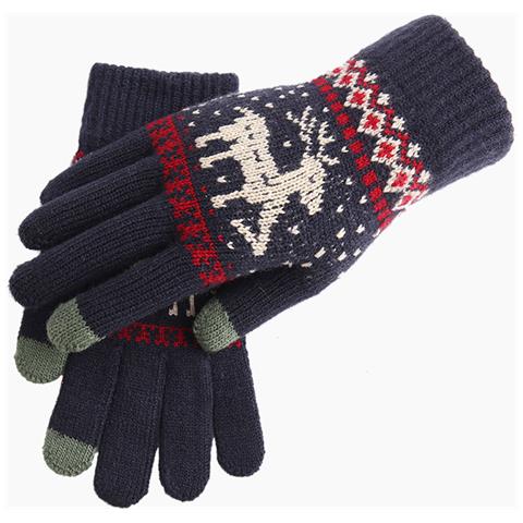 Guanti Invernali Caldi Per Touchscreen Darkblue - Foto 2
