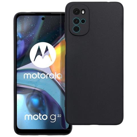 Matt Custodia Tpu Silicone Cover Case Per Motorola Moto G22 Black - Foto 1