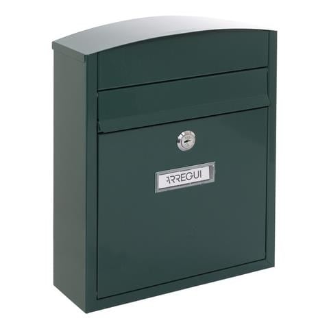 Compact E5733 Cassetta Postale Individuale In Acciaio, Cassetta Della Posta Da Esterno, Dimensione S (din A5), Facile Da Montare, Verde - Foto 1