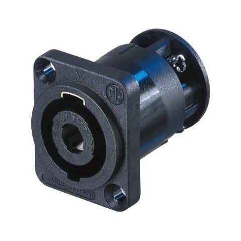 Connettore Per Altoparlante Presa Flangiata Contatti Diritti Numero Di Poli 4 Nero Nl4mp-st 1 Pezzo (nl4mp-st) - Foto 1